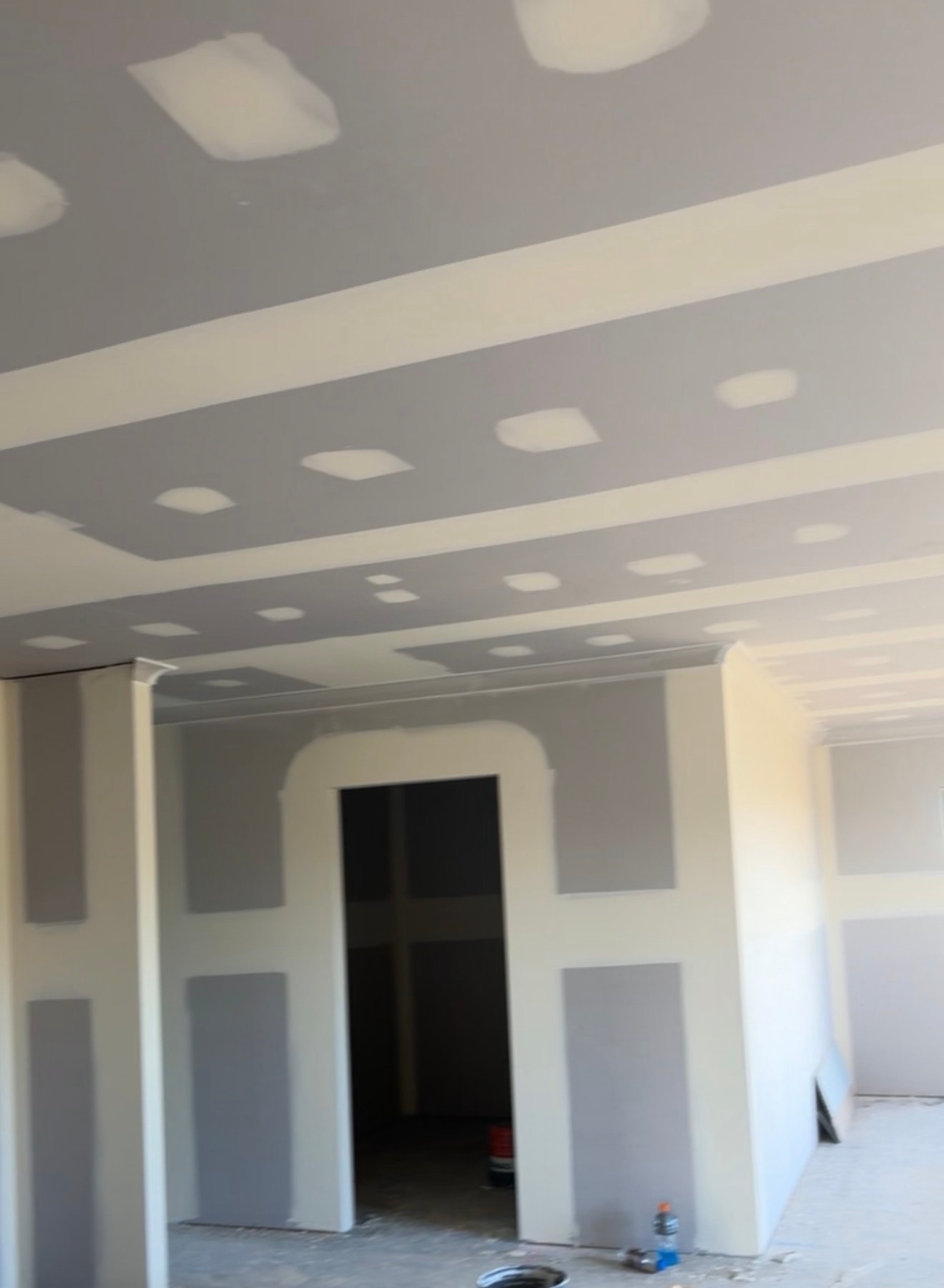 Ceilings plastering project